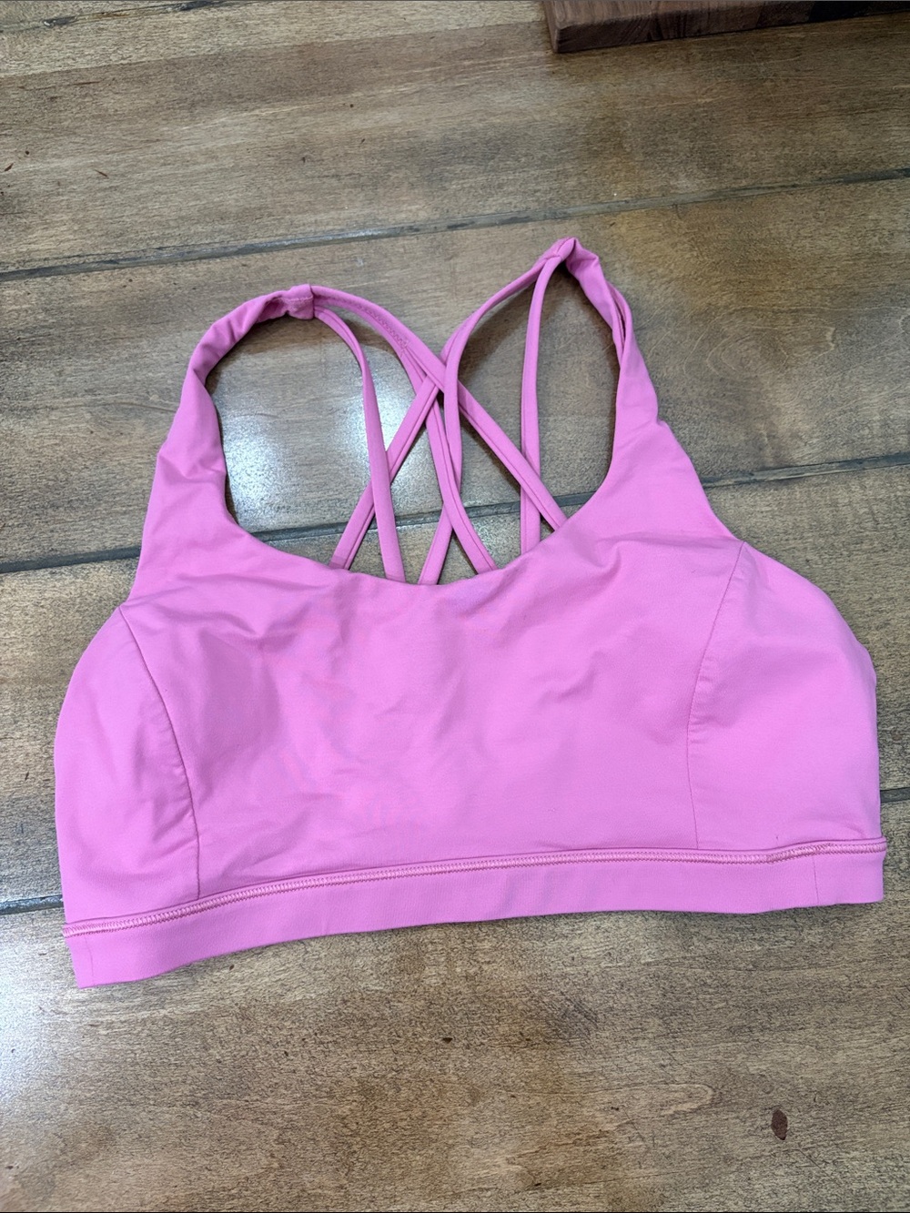 Lululemon free to be serene sports bra pink blossom size 8